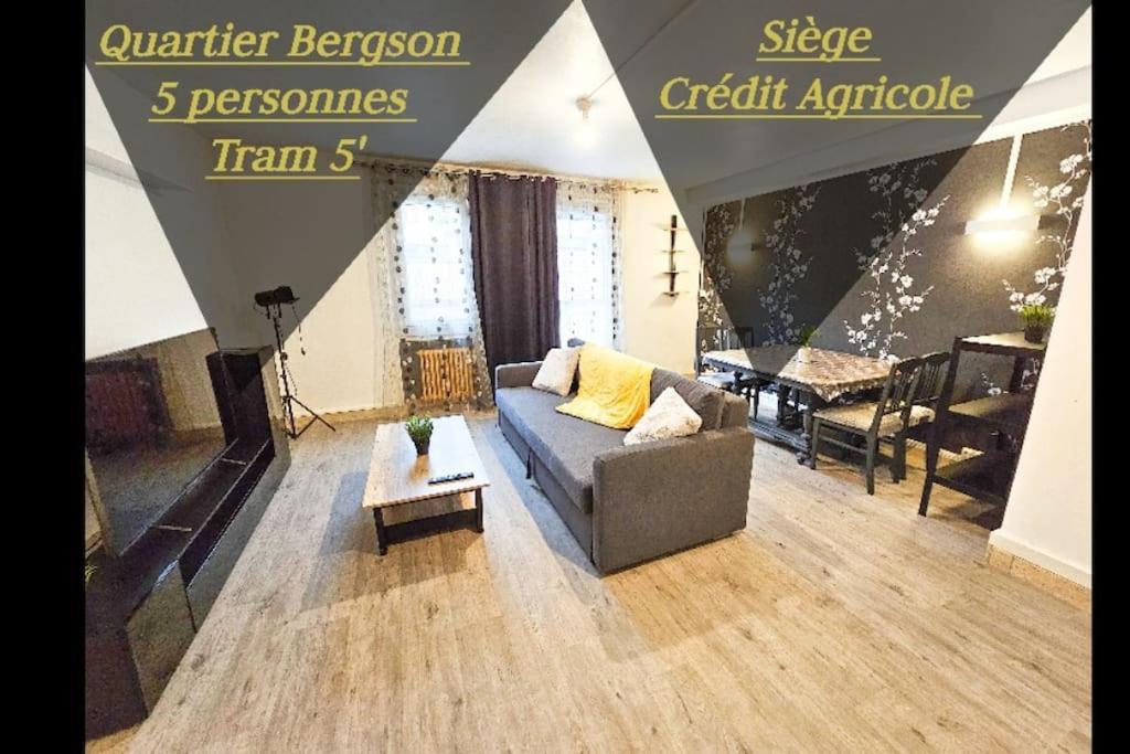 Le Bergson 3 Chambres Stationnement Gratuit Saint-Etienne  Exterior foto